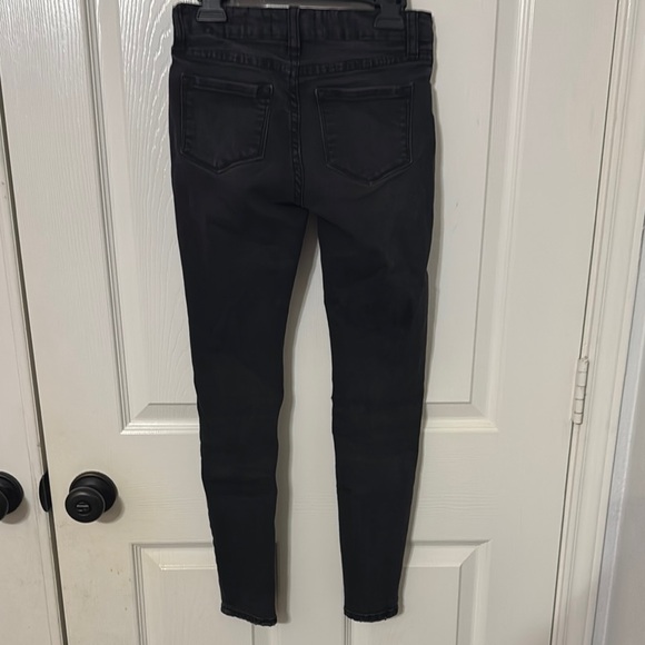 #G6 Youth Girl Kancan Black Jeans Sz 10 - Picture 4 of 5